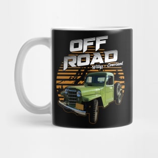 Willys-Overland Truck jeep car offroad name Mug